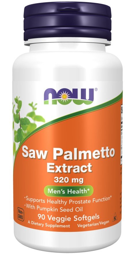 320 milligrams Saw Palmetto Extract | Now Foods | Prostate Health | Men's Health | Vegetarian | Vegan | Non GMO | Dietary Supplement | 90 Veg Softgels | 90 Vegetable Softgels | VitaminLife