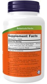 Now Foods Horny Goat Weed 90 Tablet