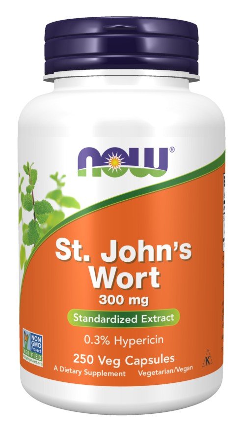 Now Foods St. John&#39;s Wort 300mg Extract, .3 % 250 Capsule