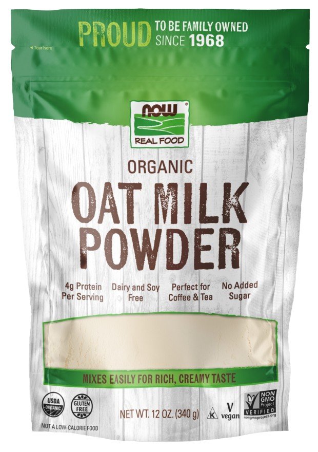 Now Foods Organic Oat Milk Powder 12 oz Powder