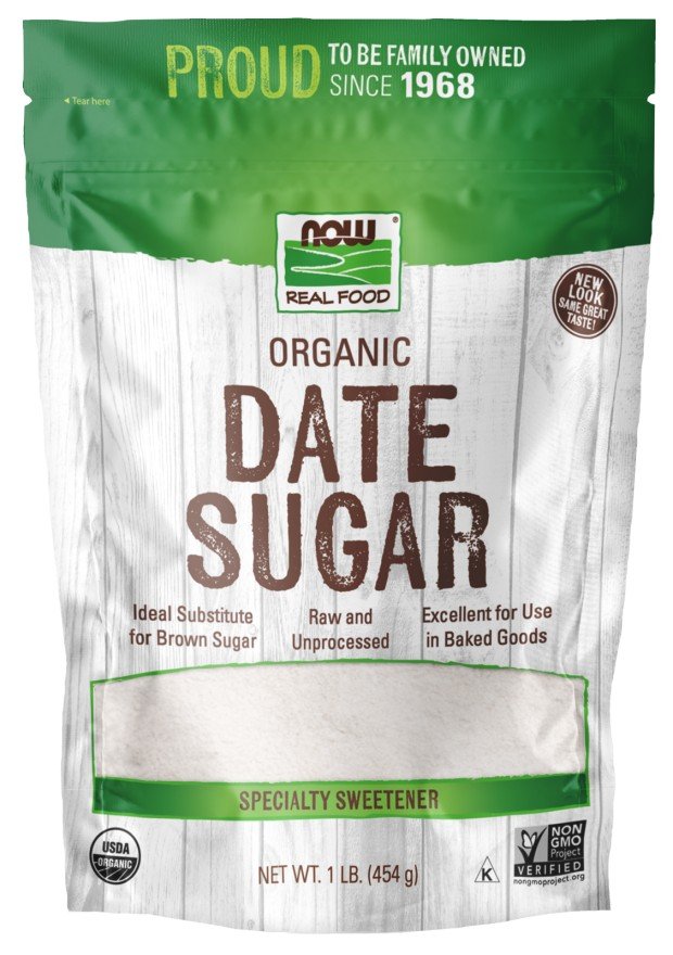Now Foods Date Sugar 1 lb Granule