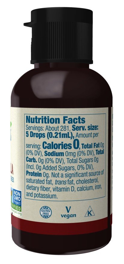 Now Foods BetterStevia Cinnamon Vanilla Liquid 2 fl oz Liquid