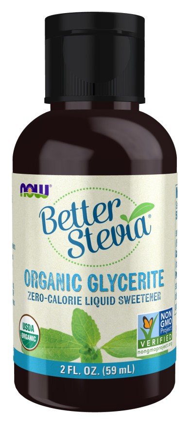 Now Foods Stevia Glycerite A/F 2 oz Liquid