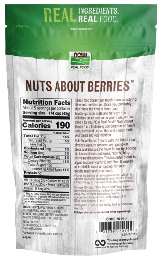 Now Foods Nuts About Berries 8 oz Seed