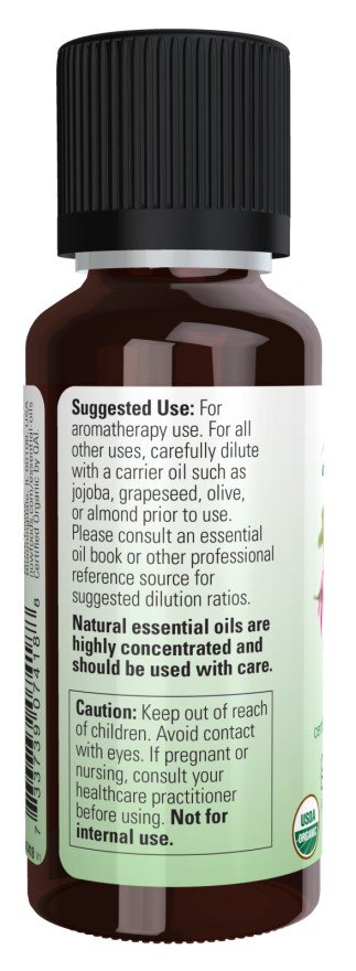 Now Foods Organic Geranium Oil 1 fl oz Oil