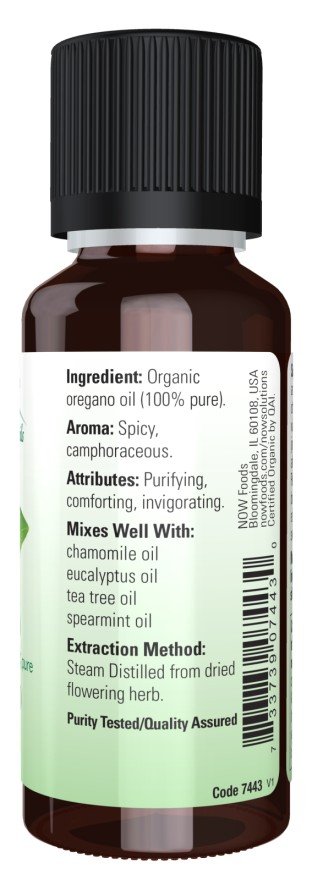 Now Foods Organic Oregano Oil 1 fl oz Oil