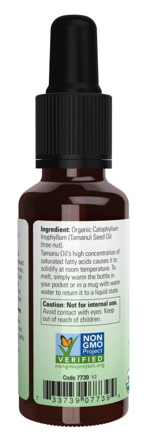 Now Foods Solutions Organic Tamanu 1 fl oz Oil