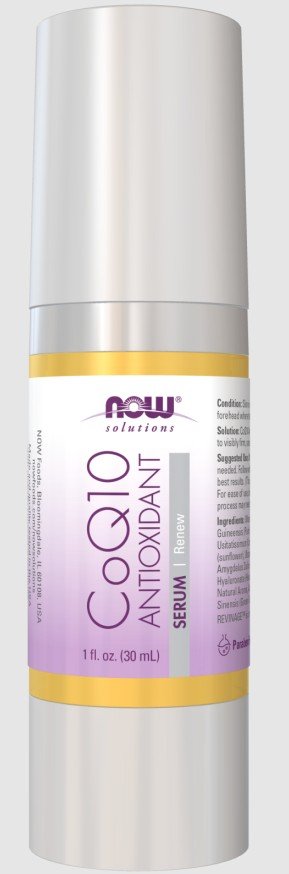 Now Foods Solutions CoQ10 Antioxidant Serum 1 oz Liquid