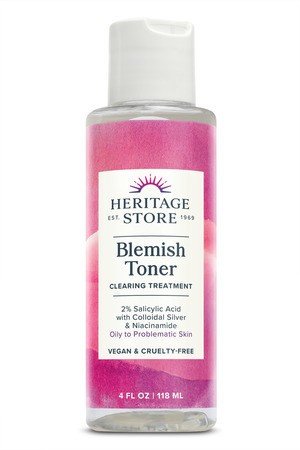 Heritage Store Blemish Treatment Toner 4 oz Liquid