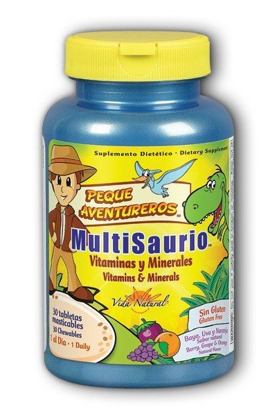 Vida Natural MultiSayro / MultiSaurus ( Berry, Grape and Orange) 30 Chewable
