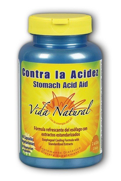 Vida Natural Contra la Acidez / Stomach Acid Aid 60 VegCap