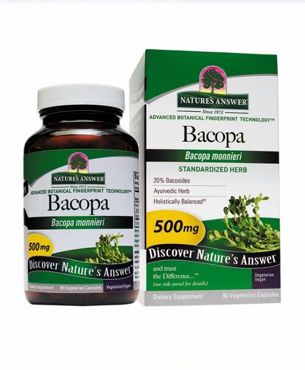 Nature's Answer Bacopa 500mg 90 VegCap