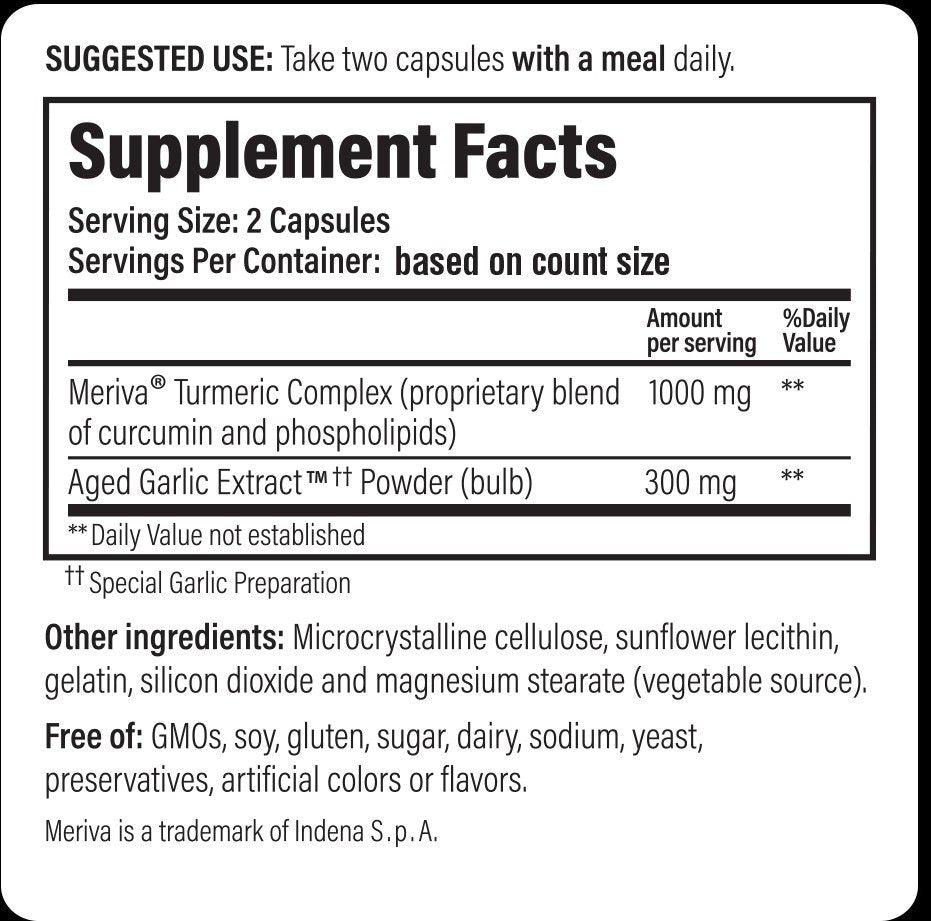 Kyolic Healthy Inflammation Response Curcumin Formula 111 100 Capsule