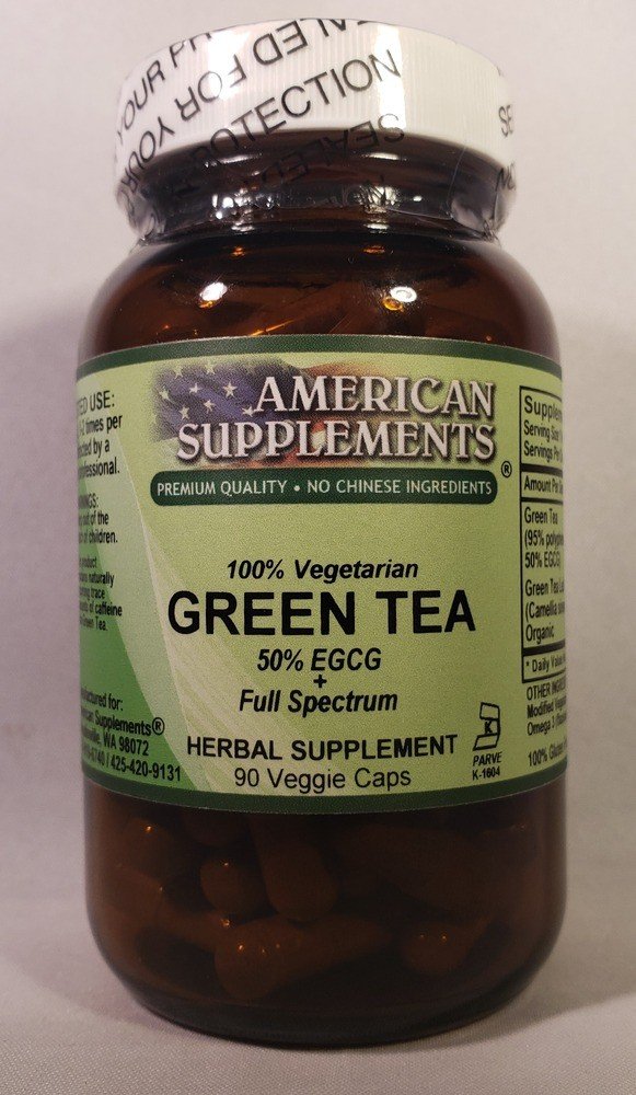 American Supplements Green Tea 90 VegCap