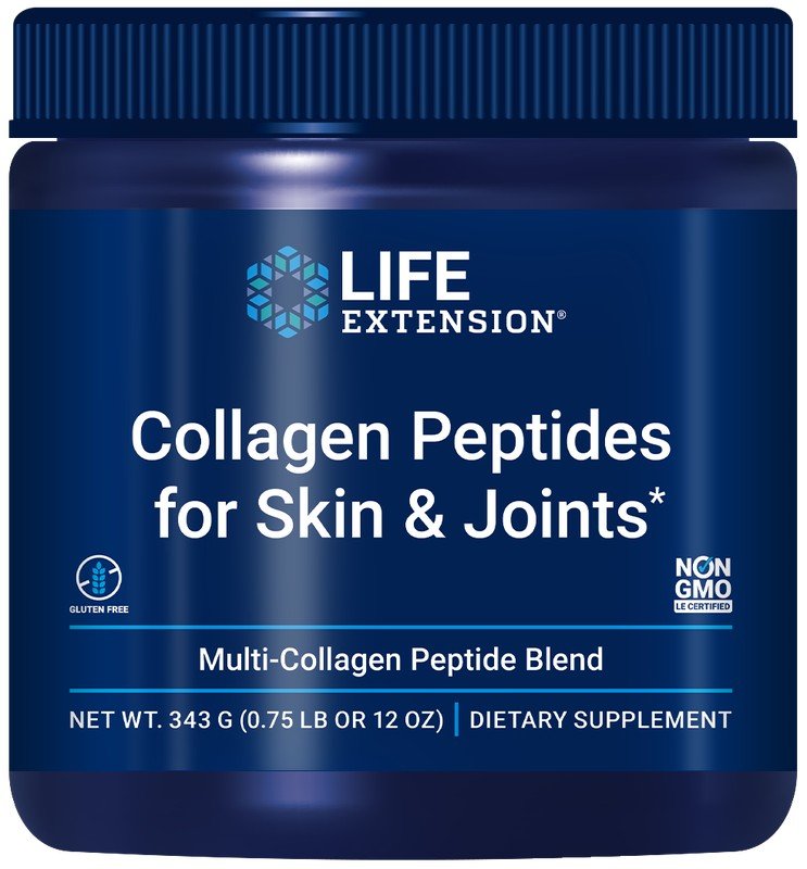 Life Extension Collagen Peptides for Skin &amp; Joints 343 Grams Capsule