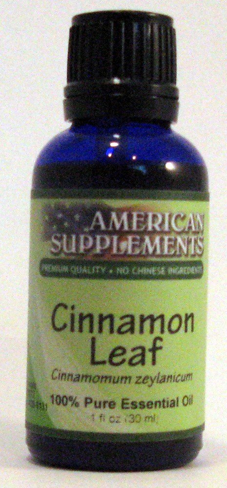 American Supplements Cinnamon Leaf Essential Oil 1 oz Oil