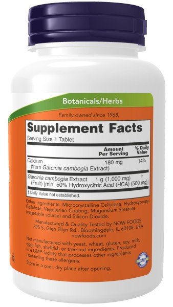 Now Foods Garcinia 1,000 mg 120 Tablet