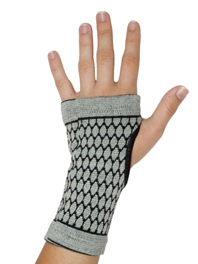 Bamboo Pro Carpal Support Medium Grey/Black Netting 1 Pack