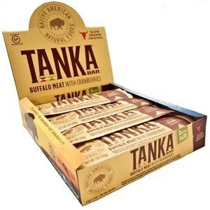 Tanka Tanka Bar Buffalo Meat with Cranberries - Box 12 Bars 1 Box