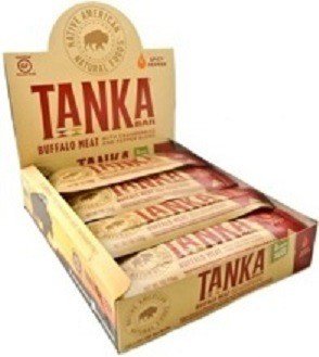 Tanka Tanka Bar Buffalo Meat with Cranberries and Pepper Blend - Box 12 Bars 1 Box
