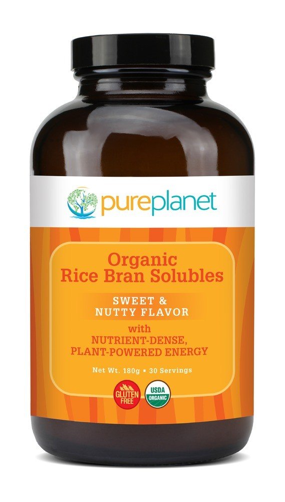 Pure Planet Products Rice Bran Solubles 180 gram Powder