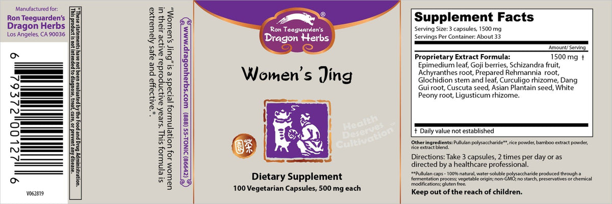 Dragon Herbs Women&#39;s Jing 100 Capsule