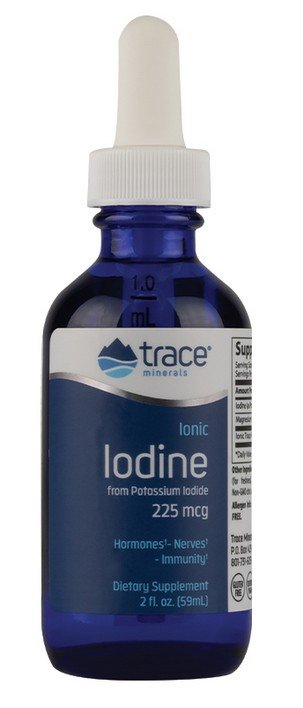 Trace Minerals Liquid Ionic Iodine from Potassium Iodide 2 fl oz Liquid