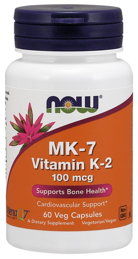 Now Foods MK-7 Vitamin K-2 100 mcg 60 Capsule