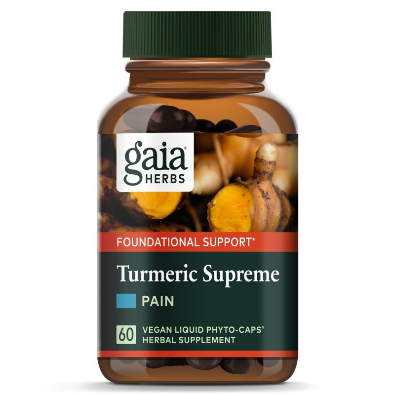 Gaia Herbs Tumeric Supreme Pain 60 Capsule