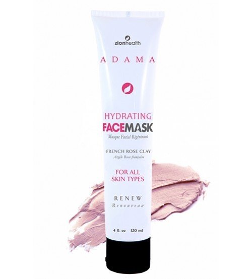 Zion Health Adama Hydrating Clay Mask French Rose 4 oz Cream