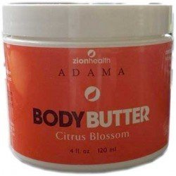 Zion Health Adama Body Butter Citrus Blossom 4 oz Cream