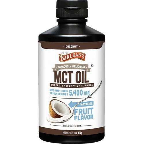 Barlean's MCT Coconut Swirl 16 oz Liquid