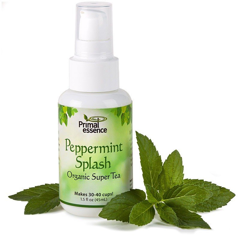 Primal Essence Organic Super Tea Peppermint 1.5 oz Spray