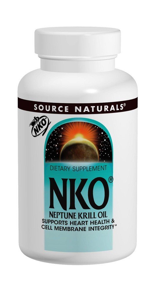 Neptune Krill Oil | NKO | Source Naturals | Heart Health | Cell Membrane Integrity | Dietary Supplement | 90 Softgels | VitaminLife