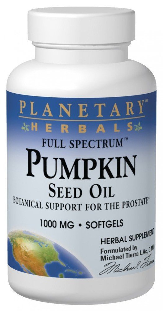 Planetary Herbals Full Spectrum Pumpkin Seed Oil -- 1000 mg 180 Softgel