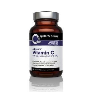 Quality of Life Labs Advasosrb VitaminC 60 VegCap