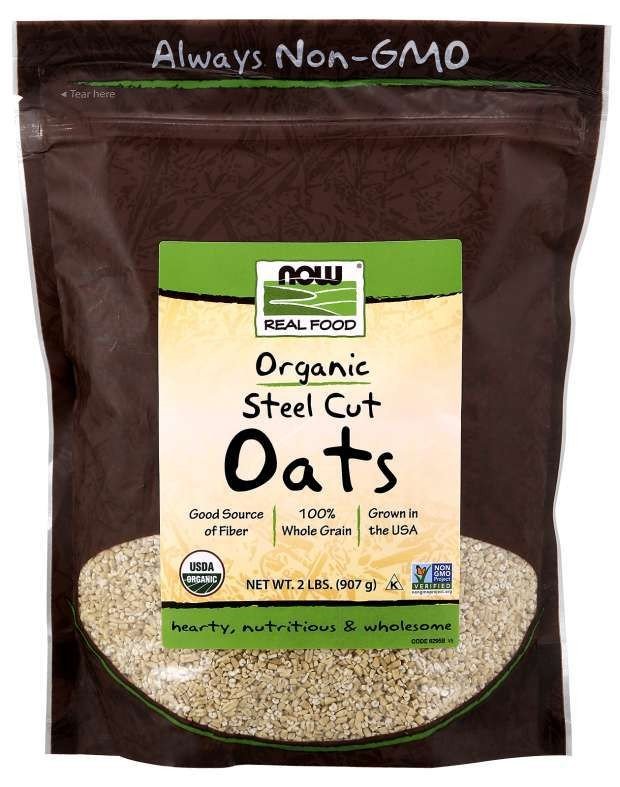 Now Foods Steel Cut Oats Organic 2 lb Bag