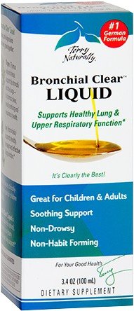 EuroPharma (Terry Naturally) Bronchial Clear LIQUID 3.4 oz(100 ml) Liquid