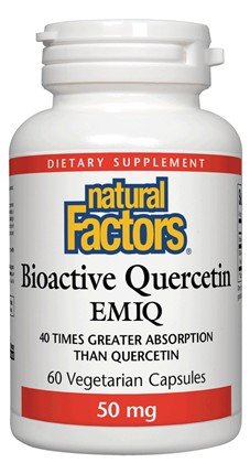 Natural Factors Bioactive Quercetin EMIQ 50mg 60 VegCap