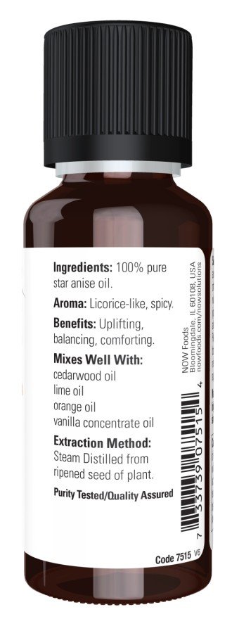 Now Foods Anise Oil 1 oz EssOil