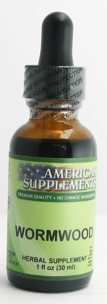 American Supplements Wormwood 1 oz Liquid