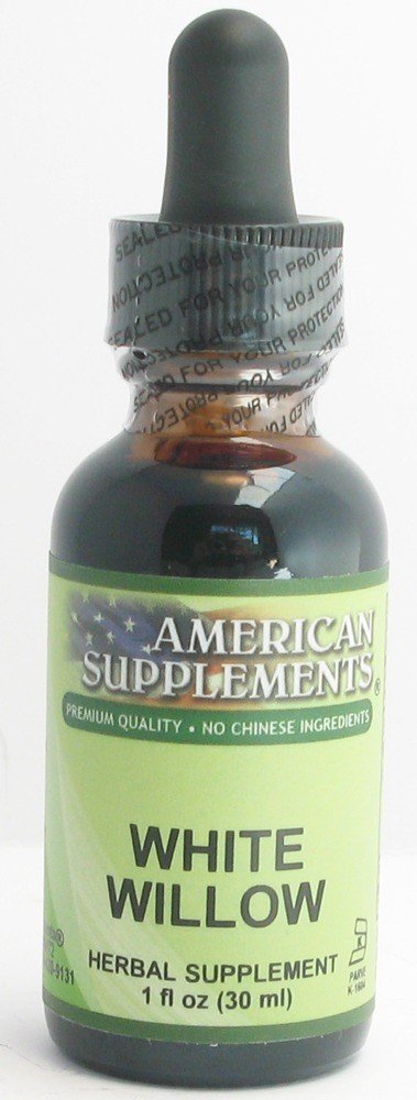 American Supplements White Willow Bark 1 oz Liquid