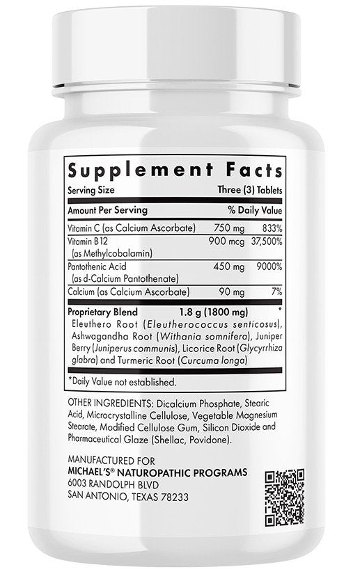 Michael&#39;s Naturopathic Adrenal Factors Stress Support 90 Tablet