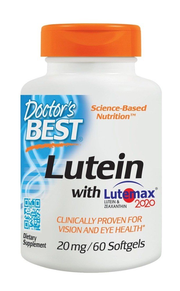 Doctors Best Lutein with Lutemax 60 Softgel