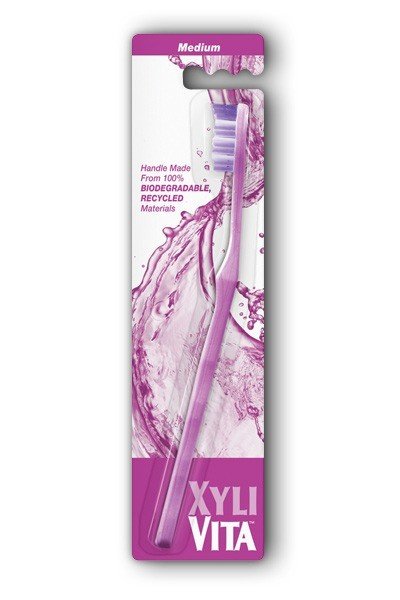 Xylivita Acai Purple Medium Toothbrush 1 Brush