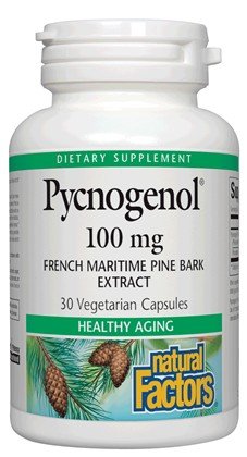 Natural Factors Pycnogenol Pine Bark 100mg 30 VegCap