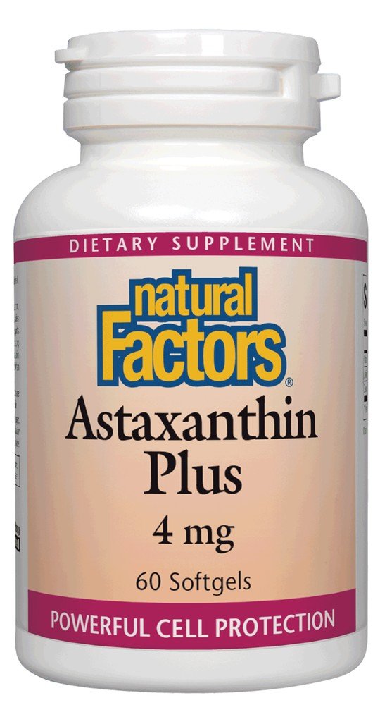 Natural Factors Astaxanthin Plus 4mg 60 Softgel