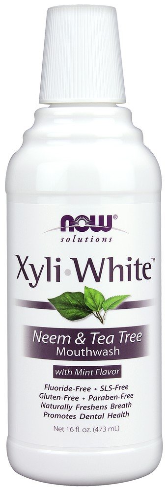 Now Foods Xyliwhite Neem &amp; Tea Tree Mouthwash 16 fl oz Liquid