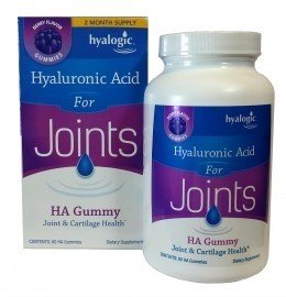 Hyalogic Hyaluronic for Joints,Skin & Eyes Berry Flavored 60 Gummy