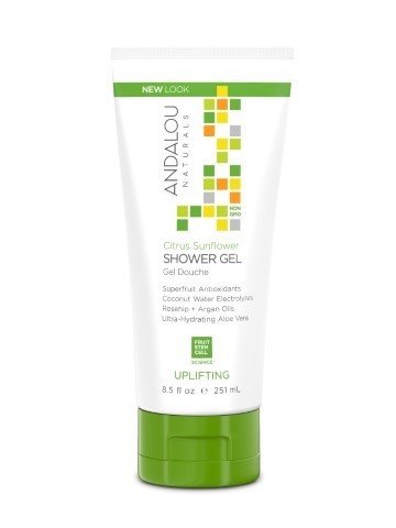 Andalou Naturals Citrus Sunflower Uplifting Shower Gel 8.5 oz Gel